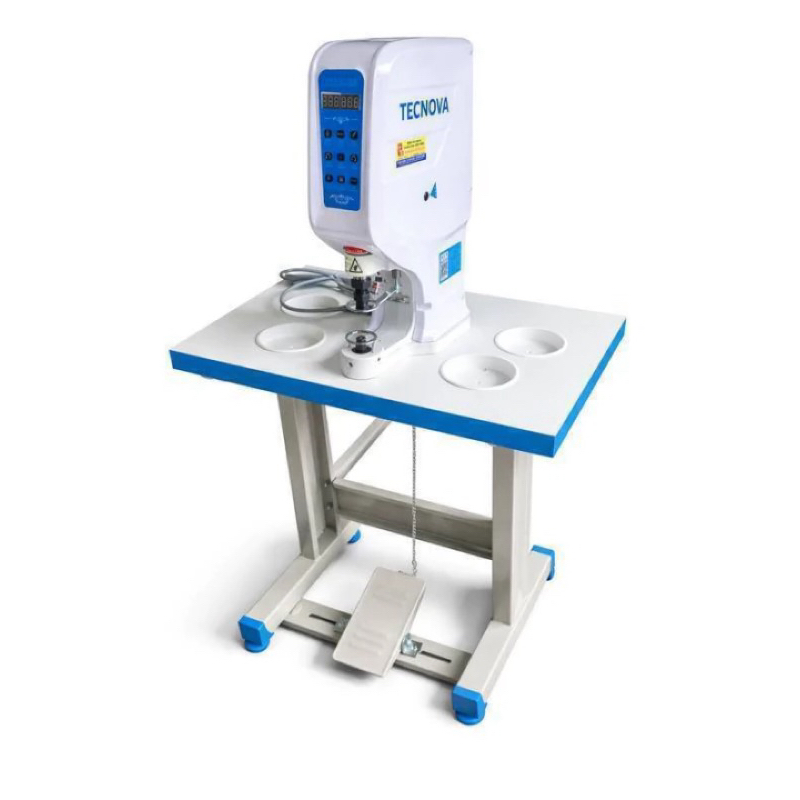 Máquina de Ilhós Pregar botão e Rebite eletrônica Direct Drive TecNova 220v