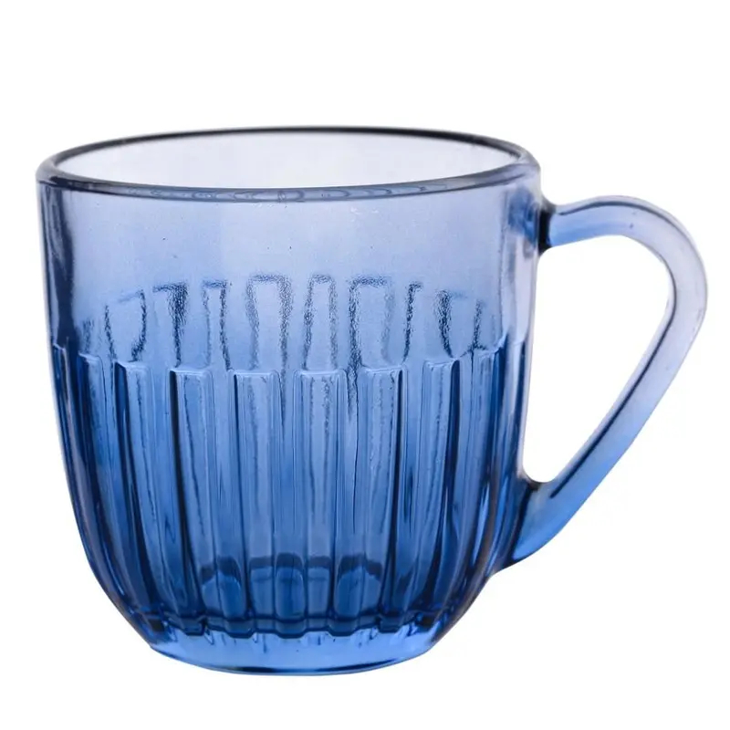 Safira Athena Blue - Kit com 3 xícaras em Vidro 90ml Mai Home / Wincy