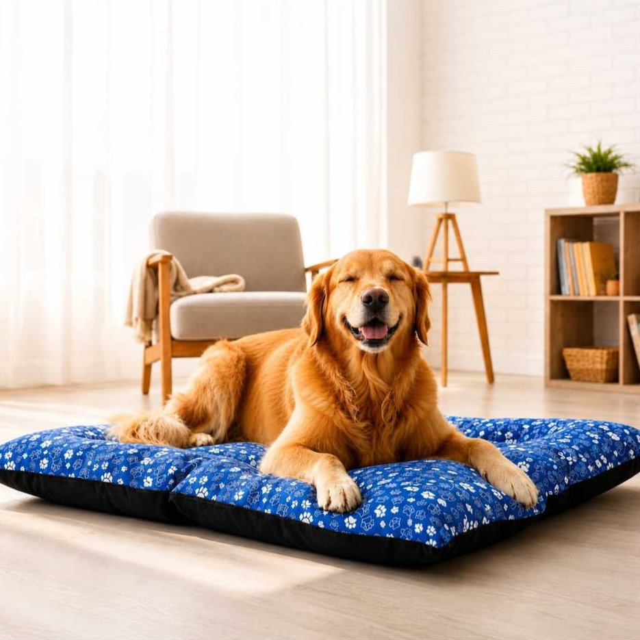 Cama Colchonete Almofada Para Cachorro ou Gato Caminha Pet Lavável com Ziper Macia