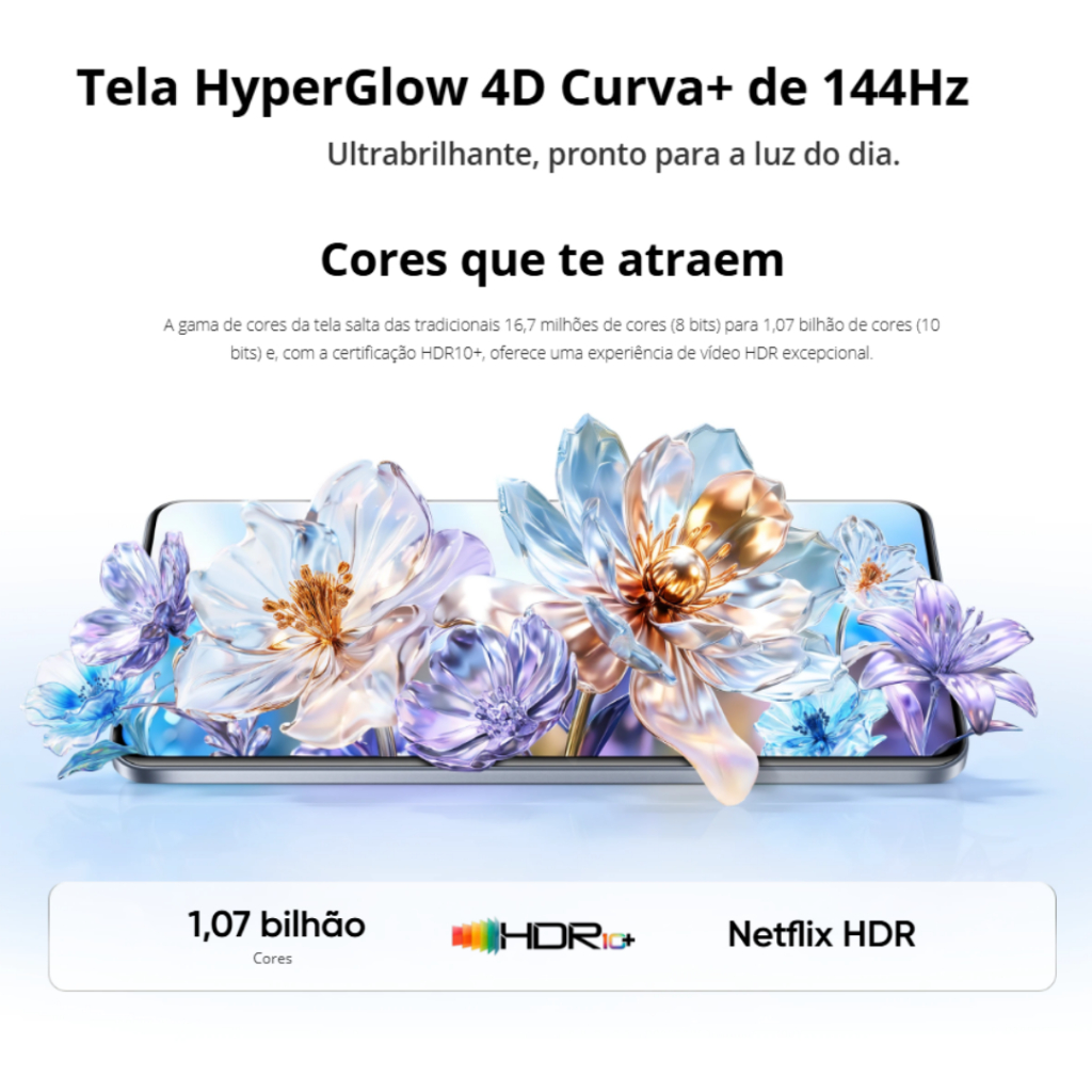 Realme P4 Power 5G, Versão Global, 256-512GB e 8-12GB RAM, Processador Dimensity 7400 Ultra, Bateria 10001mAh · foto 2