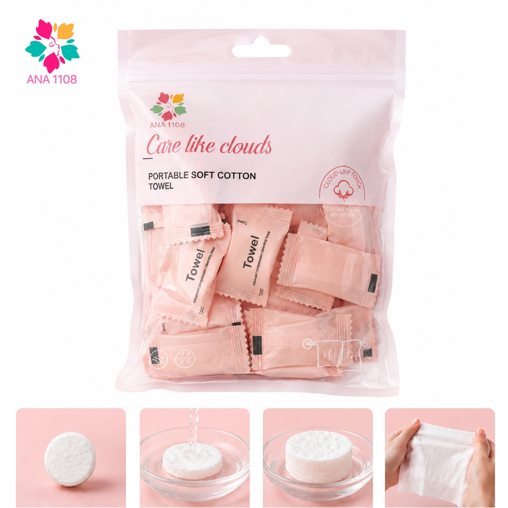 ANA1108 KIT Toalha Desidratada Descartavel