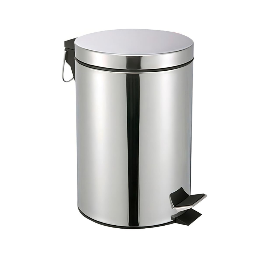 LIXEIRA REDONDA 5 L ACO INOX