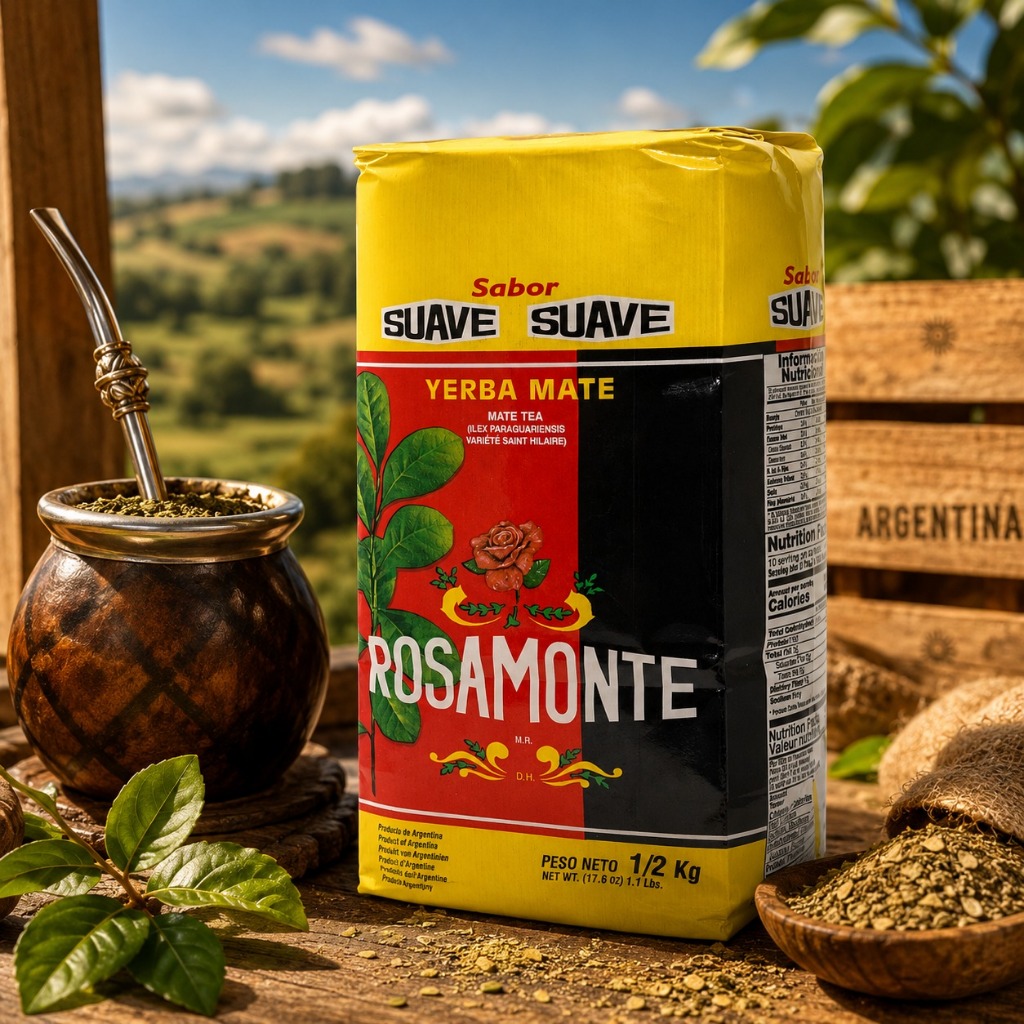 Erva Mate Argentina Rosamonte Suave 500g