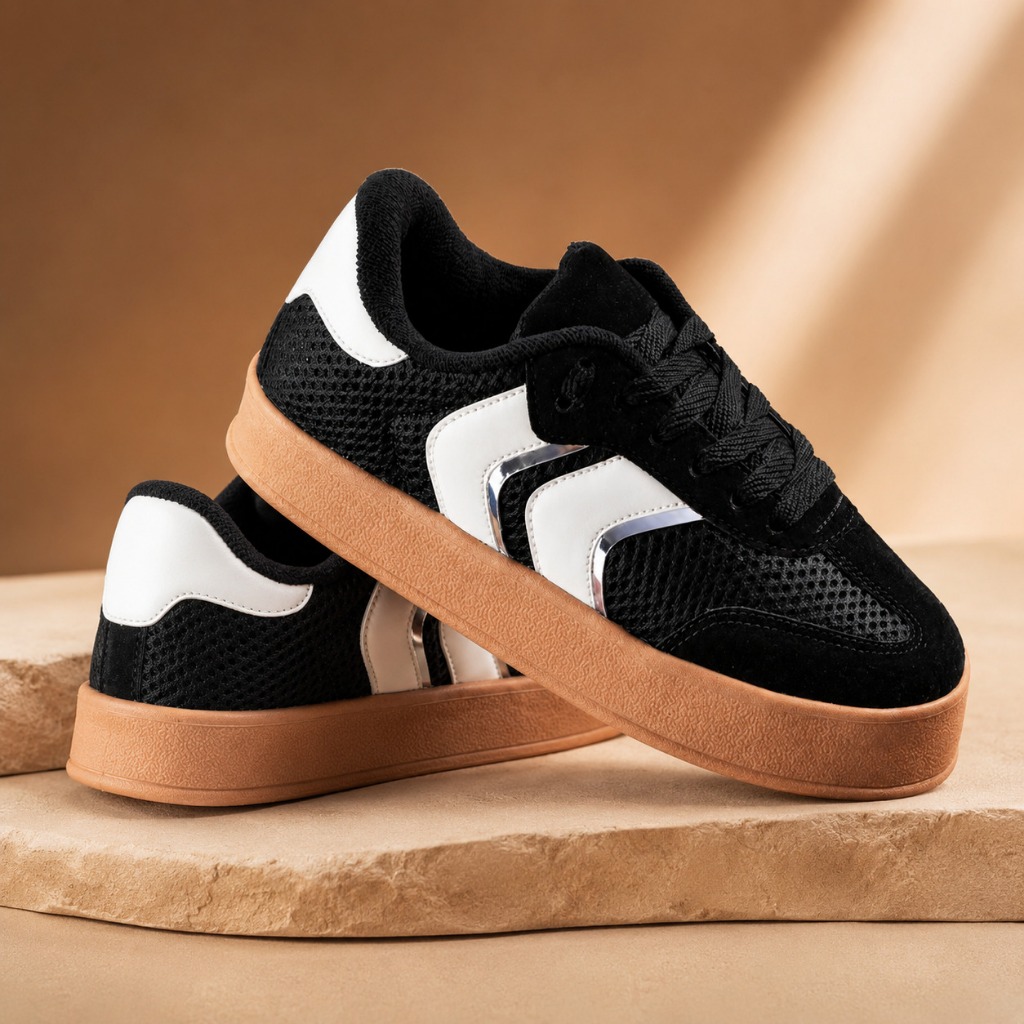 Tênis Feminino Blogueira Plataforma Casual Moderno Leve Uso Diário Flatform Super Macio Confort+