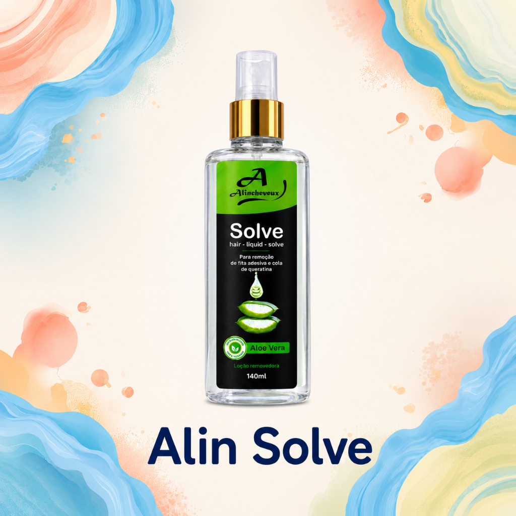 ALIN SOLVE - REMOVEDOR DE COLA DE QUERATINA E PRÓTESE CAPILAR