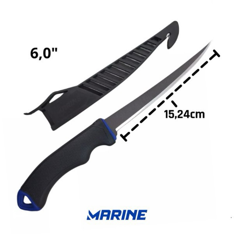 Faca Fileteira Marine Sports MFK6T - 6"