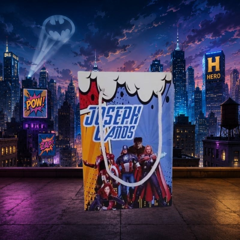 Sacolinha P Vingadores Personalizada/Lembrancinha de Festa /Aniversário