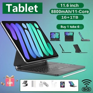 Tablet, memória ampla, dual SIM, tablet para estudos, bateria de 8800mAh, brinde capa protetora e teclado