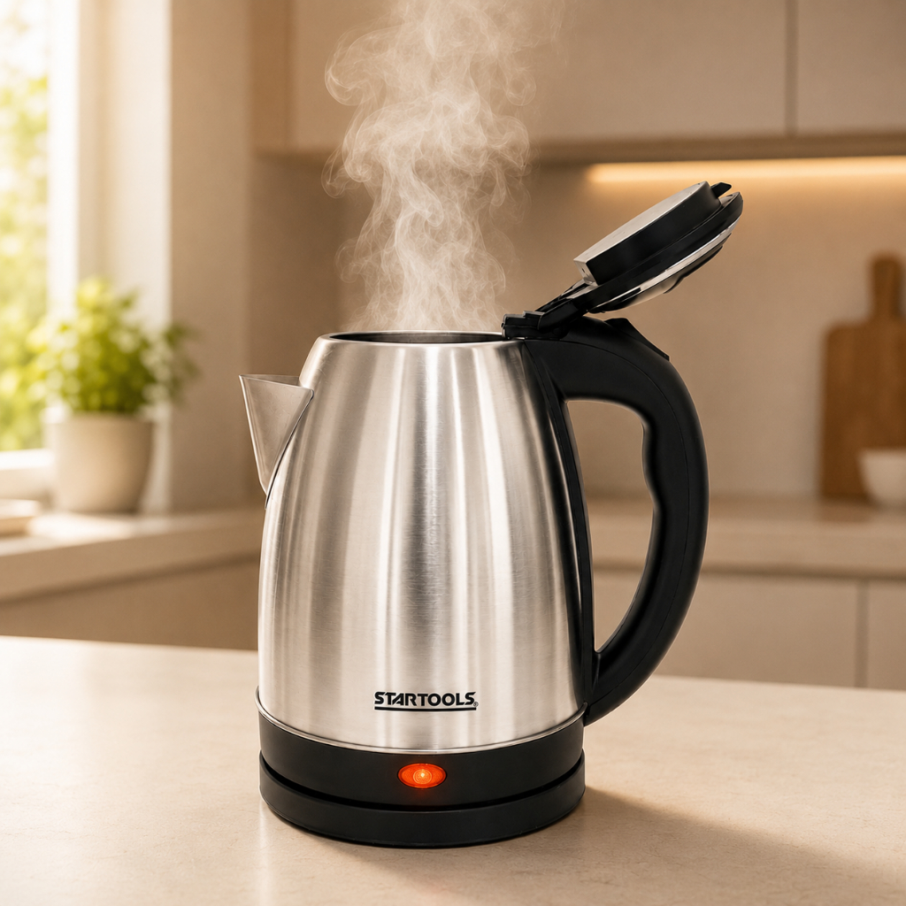Chaleira Elétrica Inox 2 Litros 127V com Base 360° Aquecimento Rápido · foto 2
