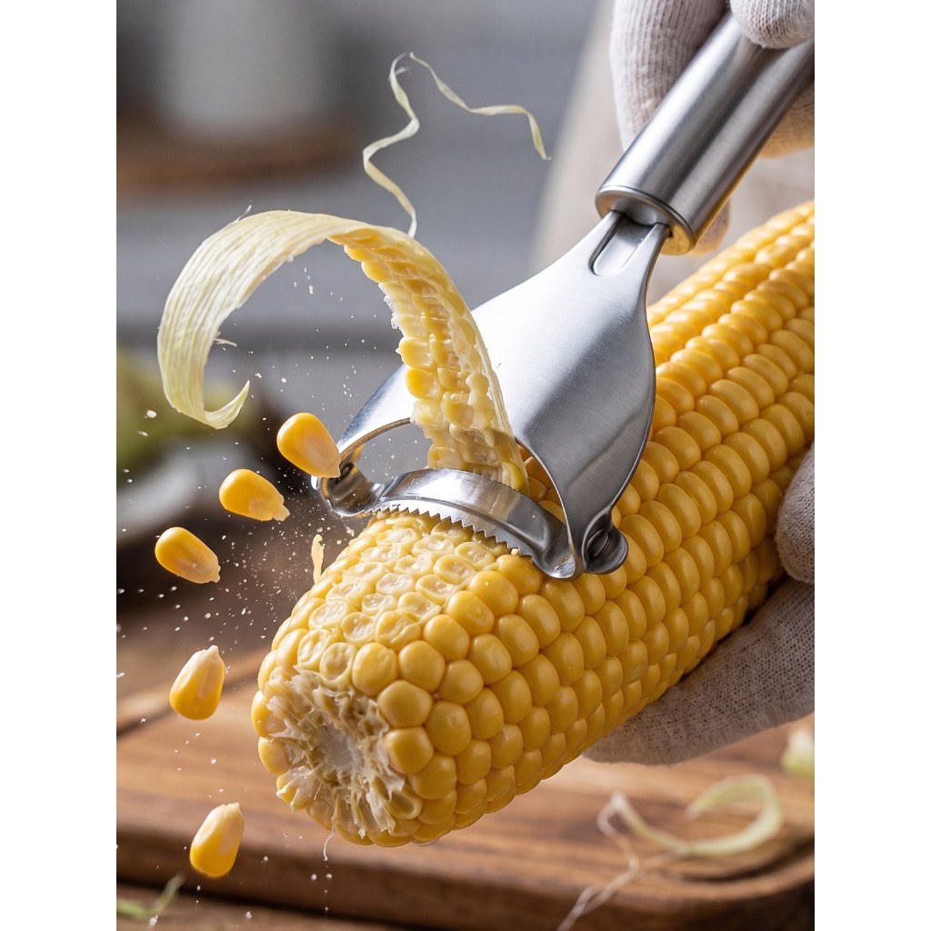 Cortador de Milho Verde Inox: Adeus Faca e Desperdício