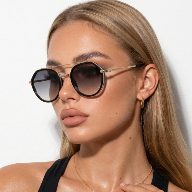 Imagem Óculos de Sol Belgica Premium Blogueira Elegante Tendencia Retrô Acessório de Moda uv400 Feminino