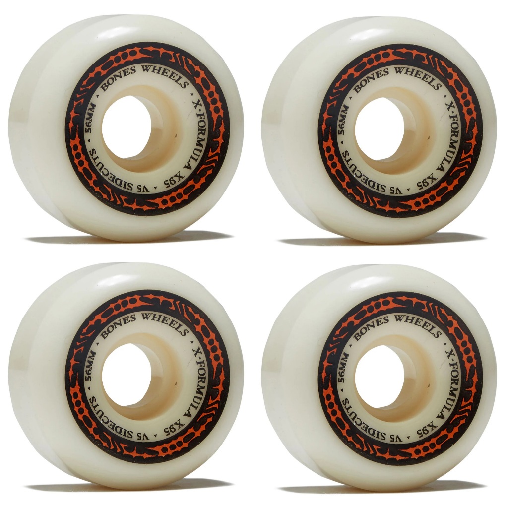Roda Bones X-Formula 56mm 95a V5 Sidecuts Skate - Envio Imediato