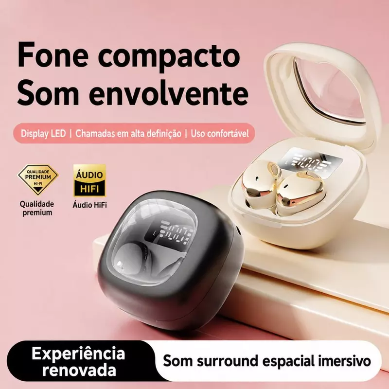 Fone de Ouvido Bluetooth 6.0 Q19 Sem Fio para Dormir — foto 4