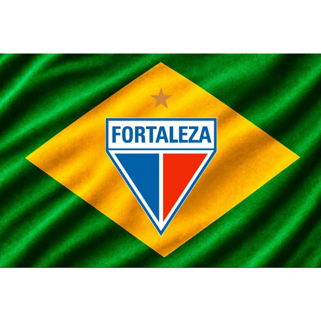 Bandeira Do Fortaleza e Brasil Copa do Mundo Fifa Tecido Oxford Bandeira Grande