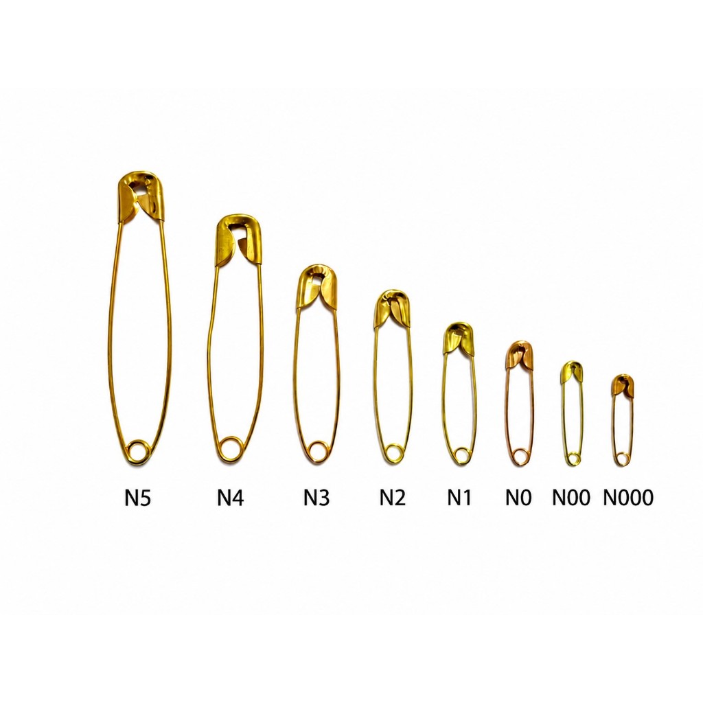 ALFINETE DE SEGURANÇA MINI 100 UNIDADES N000 COM 1,9 CM — imagem 2 de 2