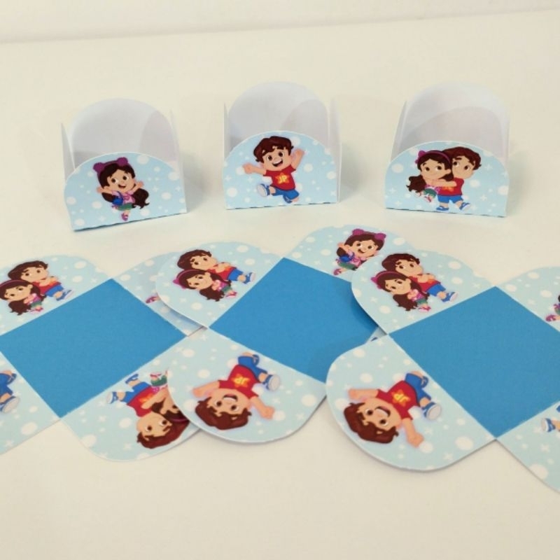 FORMINHAS DE DOCINHO JP TÁ MARIA CLARA AZUL PERSONALIZADA NO TEMA/LEMBRANCINHA DE FESTA/ANIVERSÁRIO