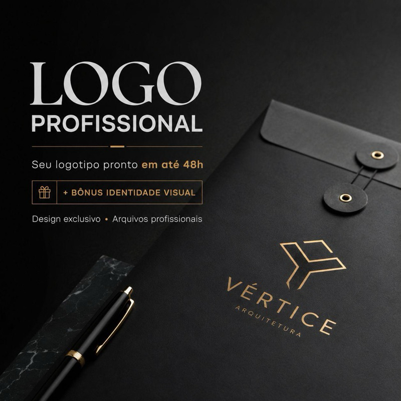 Logo Exclusiva + Identidade Visual | Criação de Logo Completa