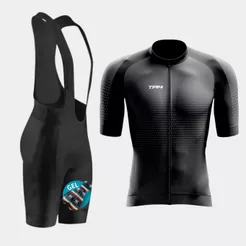 Conjunto Masculino Ciclismo Bretelle e Camisa TR4 Premium Bike Pedalar