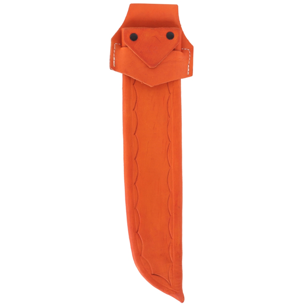 Bainha de Couro Reforçada para Facão Corneta 30cm comprimento varias cores