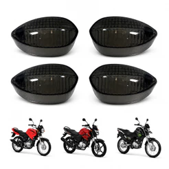 4 Lentes Pisca Seta Fumê Factor125 150 Fazer150 Xtz 150 Crosser Até 2018