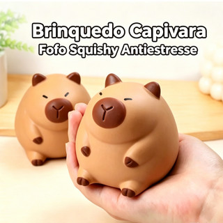Brinquedo Capivara Fofo Squishy Antiestresse - Macio e Elástico, Presente surpresa para as crianças！