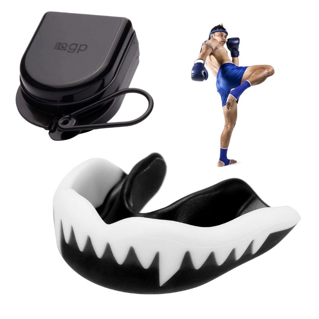 Protetor Bucal Boxe, Muay Thai MMA Proteção Superior c/ Case