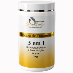 Máscara Capilar 3 em 1 Chica Bonita 1kg | Hidratação Nutrição Reconstrução