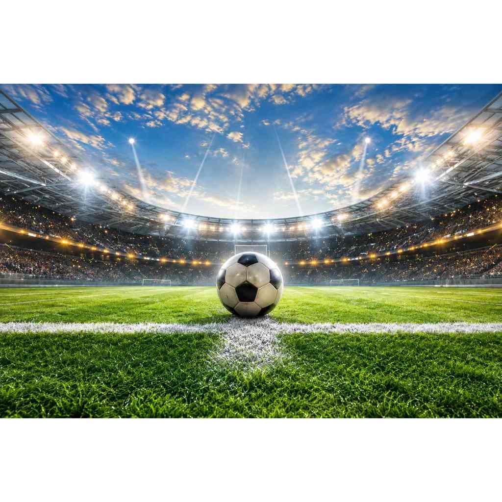 Painel retangular tecido Subl decor CAMPO DE FUTEBOL 220X175