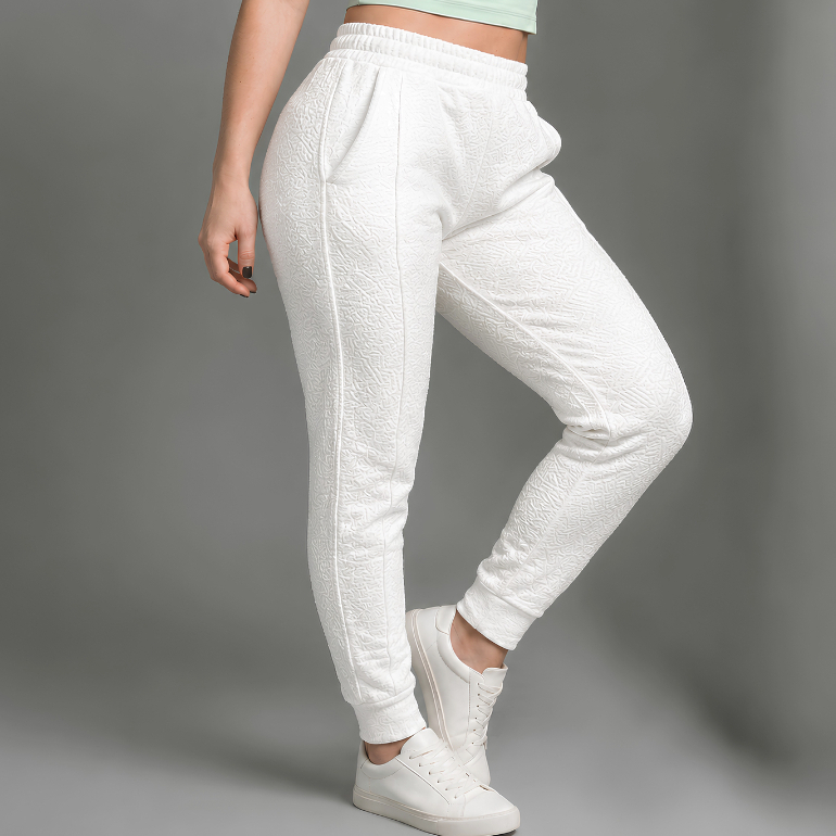 Calça Jogger Feminina Com Bolsos Premium Não Amassa Casual Fitness Confortável Elegante