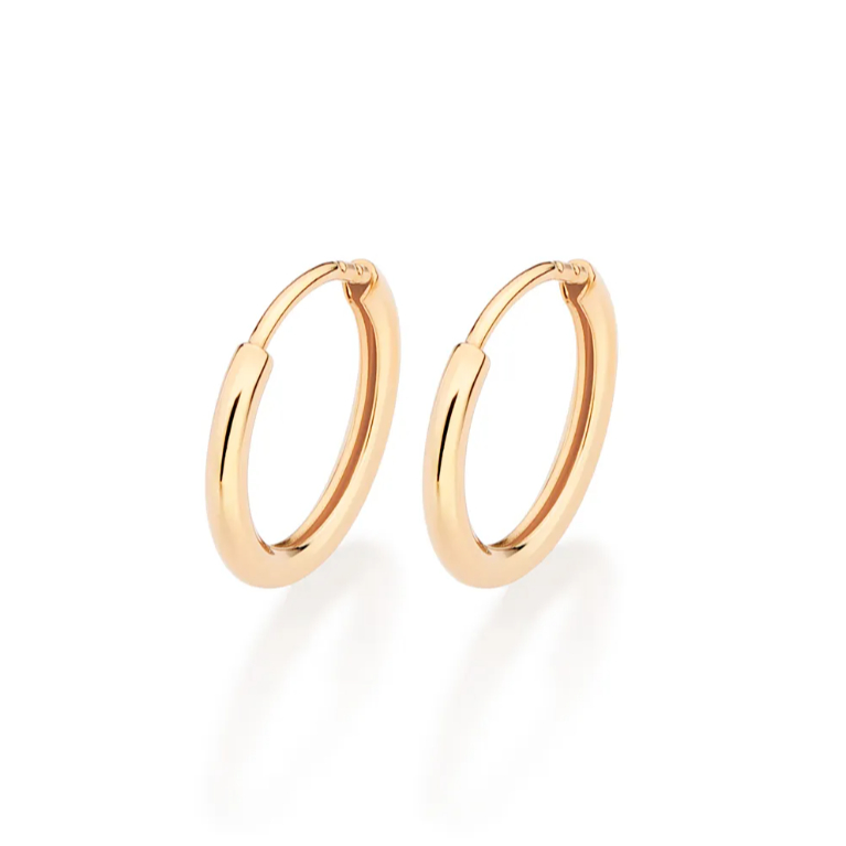 BRINCO ARGOLA DELICADA ROMMANEL 18K