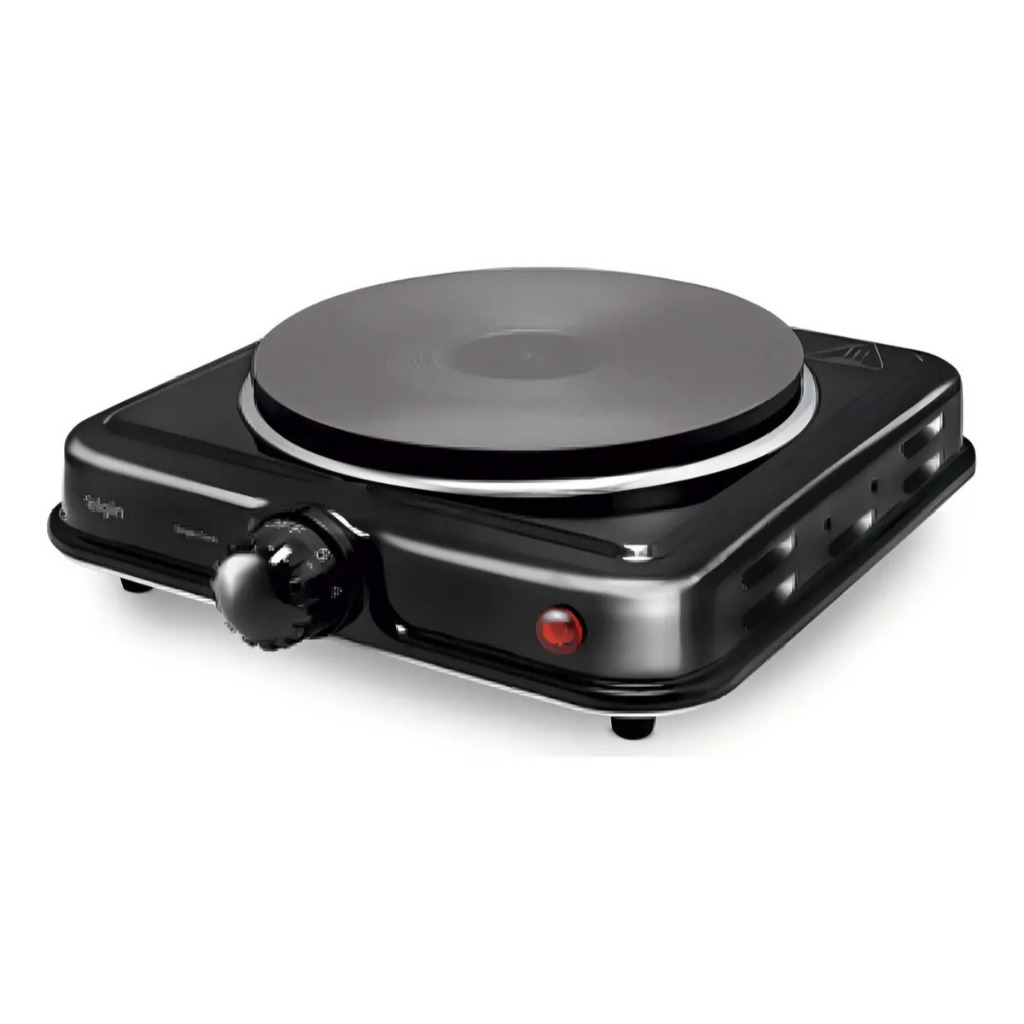 Fogão Elétrico Portátil 1 Boca 1000W Elgin Preto