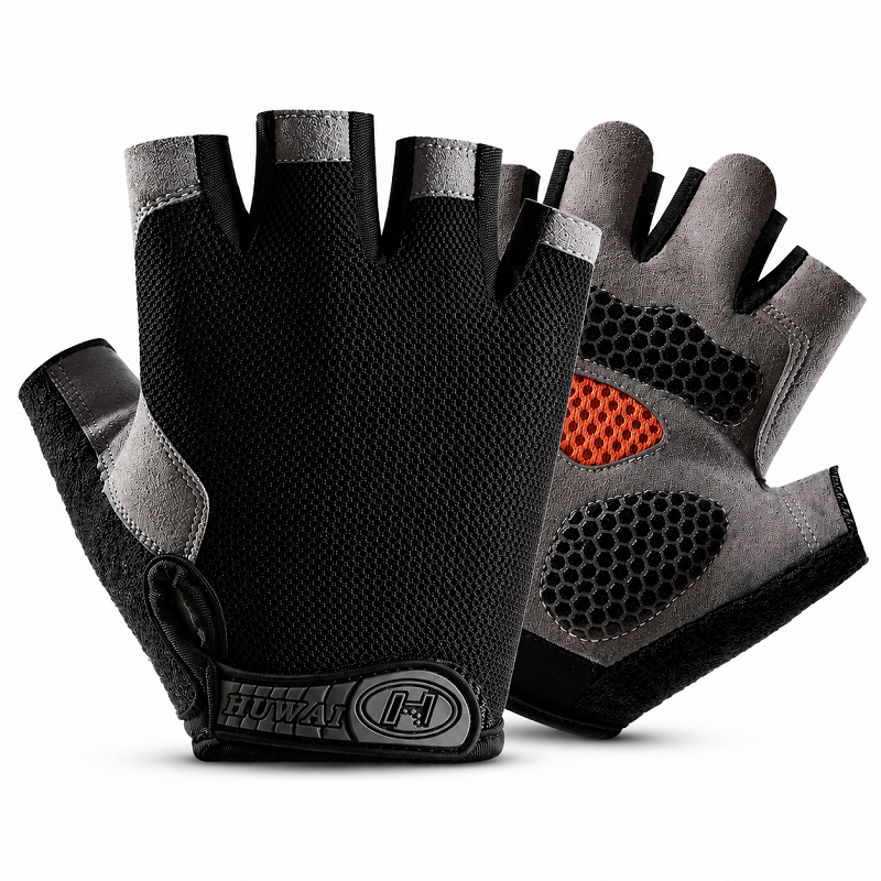 Luva Ciclismo Gel Meio Dedo Bike Academia Fitness Antiderrapante