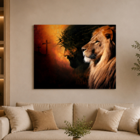 Quadro Decorativo MDF Religioso Parede Decoração Sala Quarto Hall Escritório Presente
