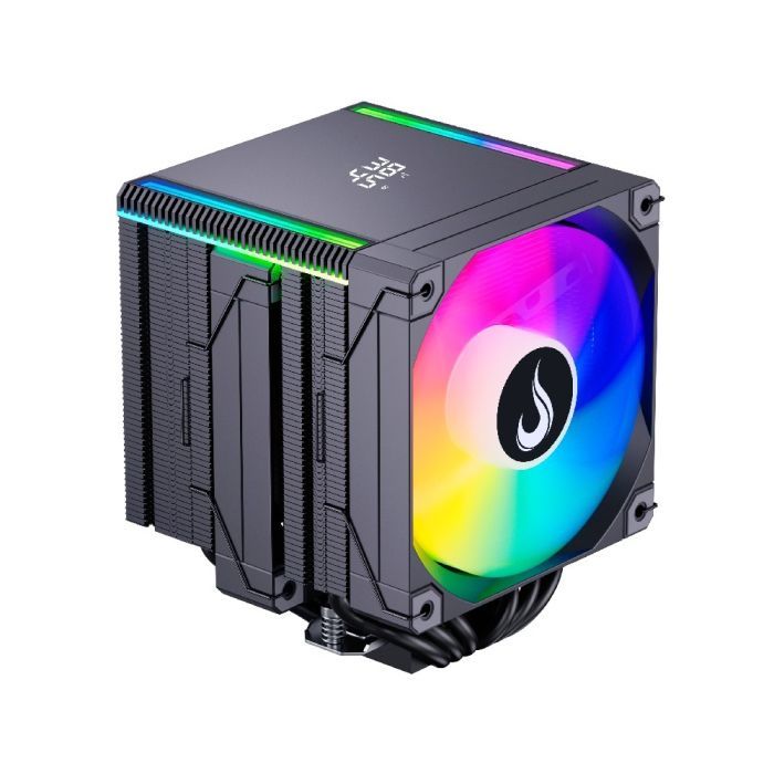 Cooler para Processador Rise Mode Temp 6 Pro Black ARGB AMD/Intel 120mm Preto RM-ACT6P-ARGB-B