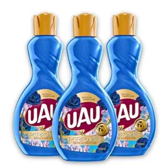 Kit 3un Limpador 500ml Uau Brisa E Frescor