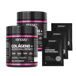 Kit 2 Colágenos Verisol Renova Be Cranberry + Sachês Sérum Firmador