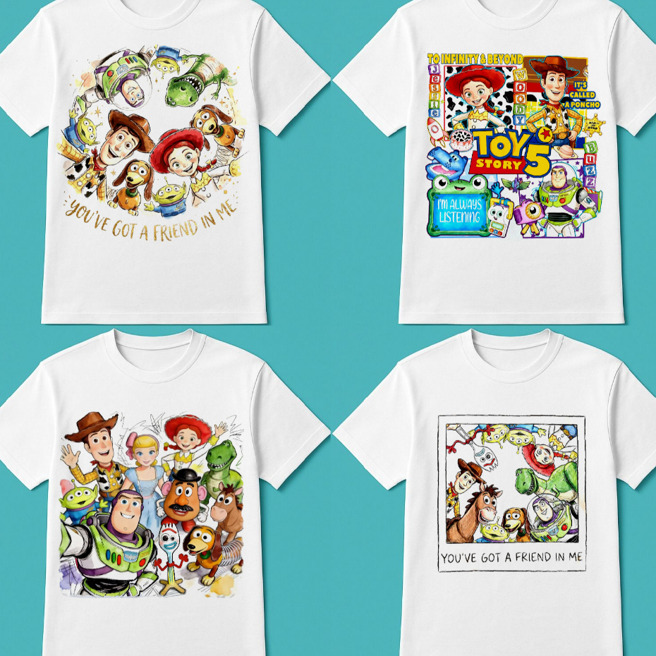 CAMISETA ADULTO E INFANTIL DESENHO TOY, FILME CINEMA PERSONAGENS, BLUSINHA CRIANÇA MENINO E MENINA