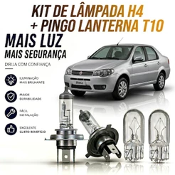 Lampada farol BAIXO + LANTERNA SIENA G3 2004 ATÉ 2008
