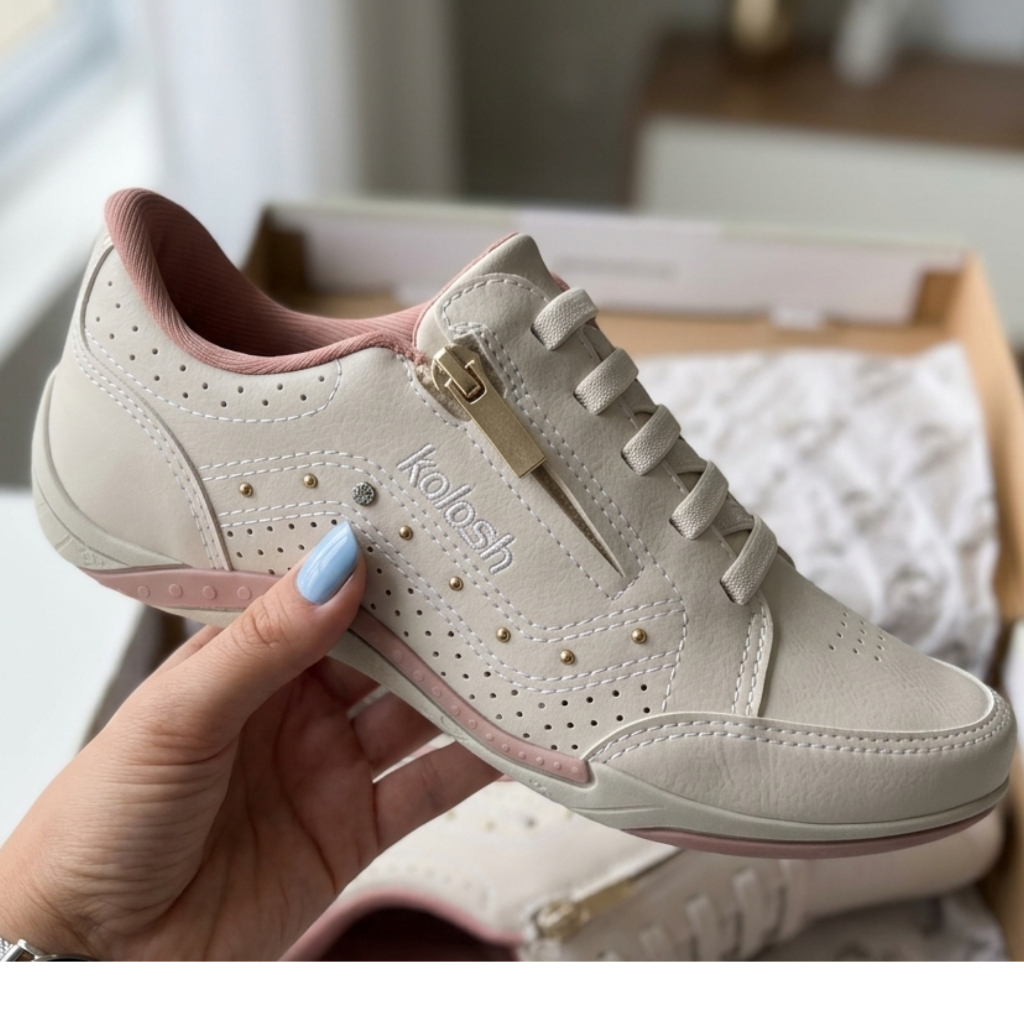 Tênis  Kolosh Feminino Casual Supremo Calce Fácil  C1299