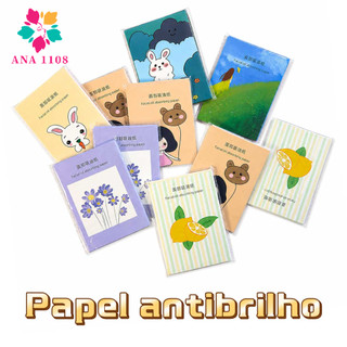 ANA1108 Papel antibrilho matificante /Absorvente para Rosto pele oleosa removedor de oleo…