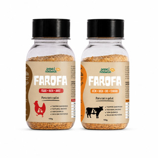 KIT Com 2 Saborizantes Pet 100% Natural para Cachorro e gato Sabor Carne Bovino e Figado Ame Nature