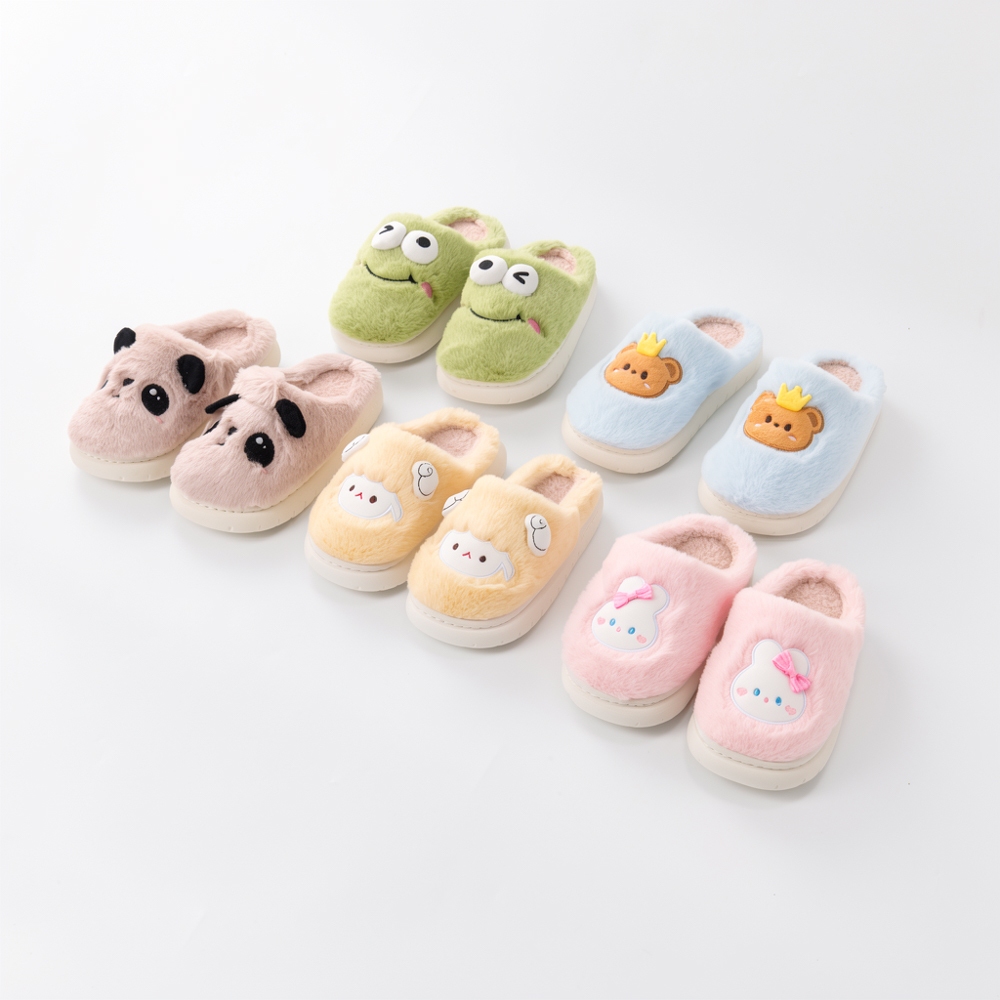 Pantufa Infantil Chinelo De Casa Menino Menina Pelúcia Confortável Inverno FTX0695AN