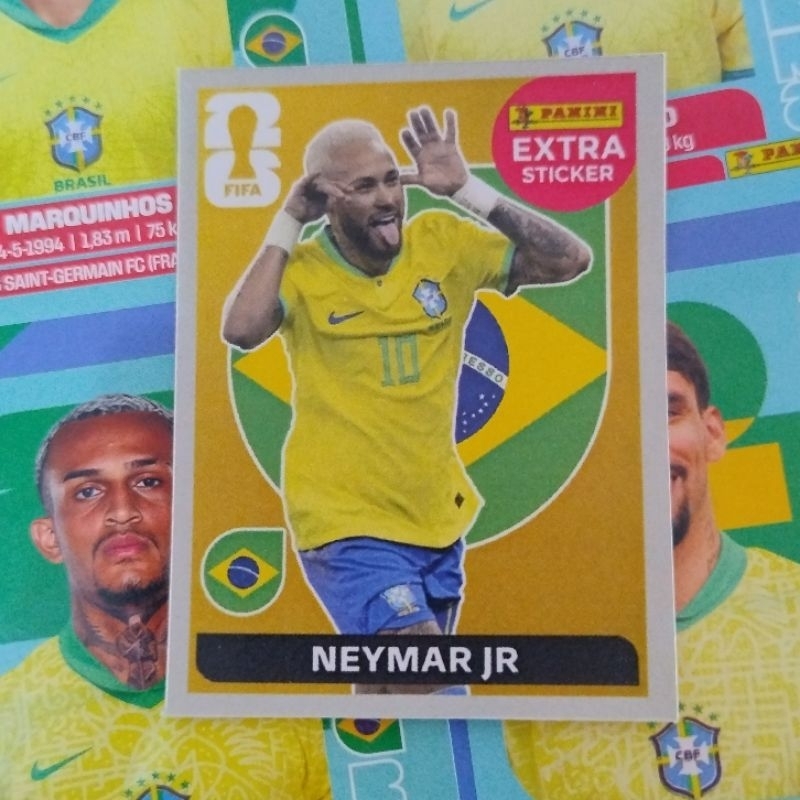 Kit de Atualização Seleção Brasileira - Figurinhas Custom - Legend Neymar