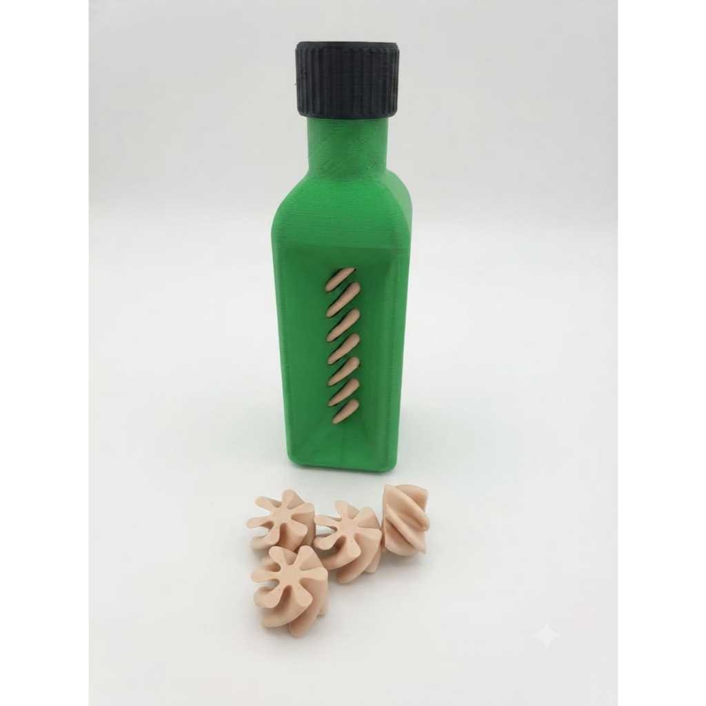 Brinquedo sensorial - Garrafa de Azeite – Fidget Toy Sensorial -O brinquedo Mais Criativo e Relaxante!