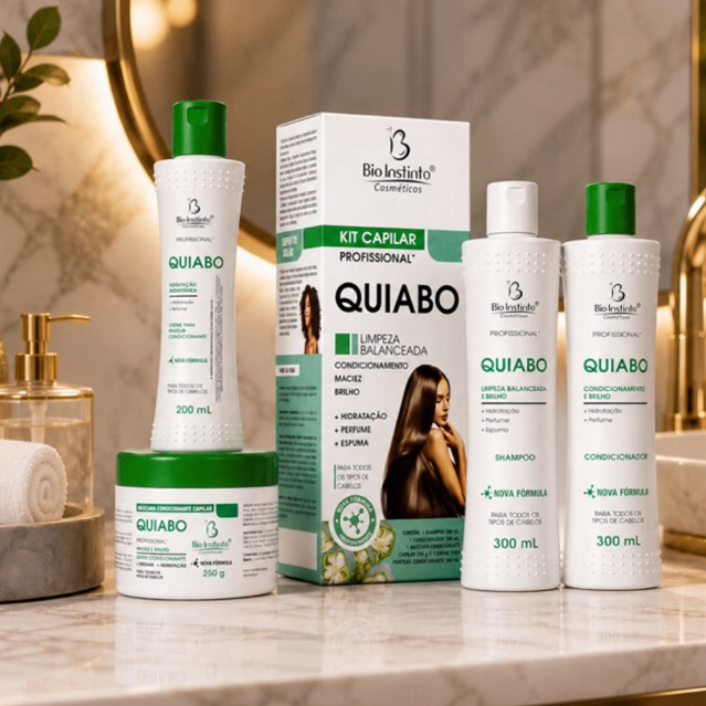 Kit Capilar Quiabo BIO INSTINTO - 4 itens