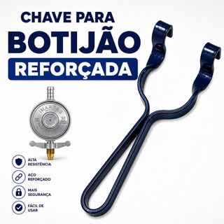 Chave Reforçada Para Registro De Gás Colocar E Soltar Botijão