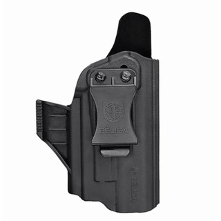 Coldre Velado Para Usar com Lanterna Beretta APX Flash - Bélica Polímero Preto