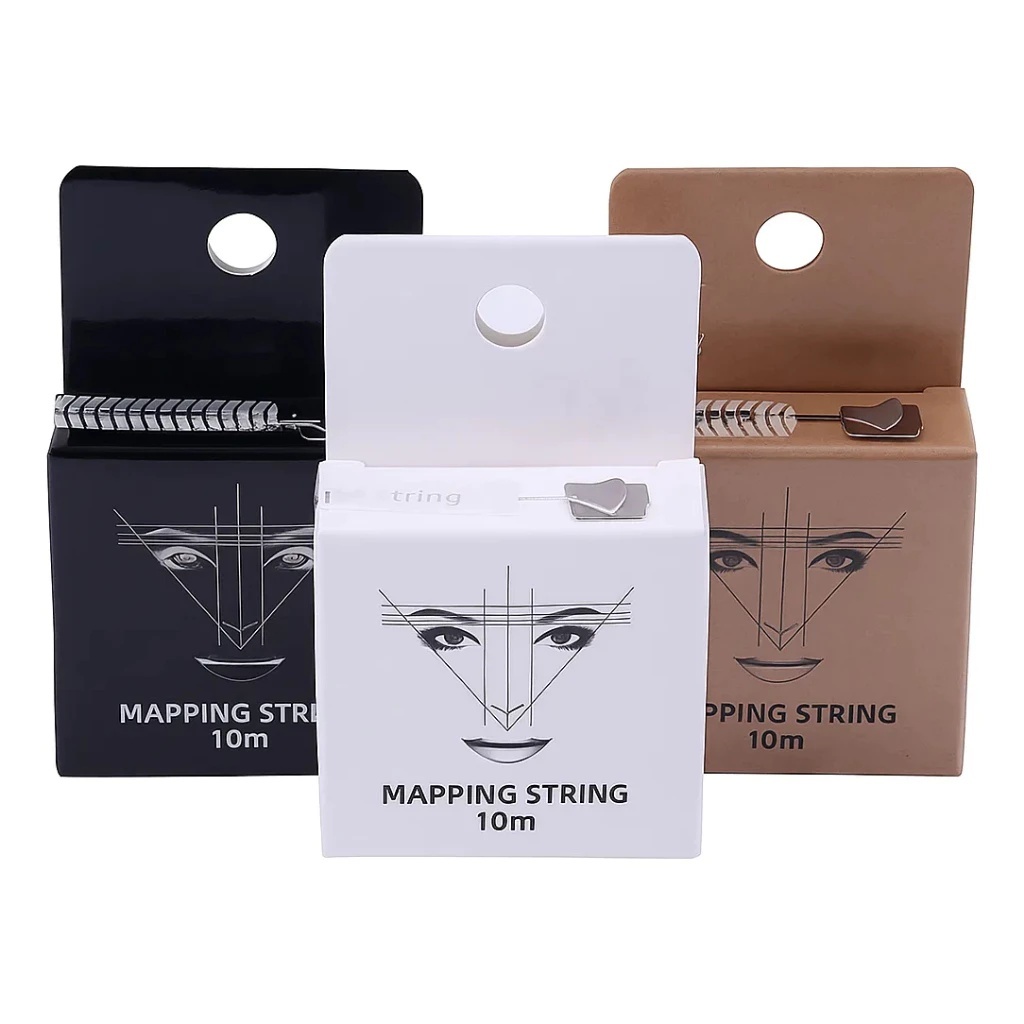 Linha De Tatuagem De Sobrancelha Marcador De Mapeamento Pré-Tintada De Microblading , 10m