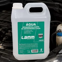 Agua Desmineralizada 5L para Radiador e Bateria