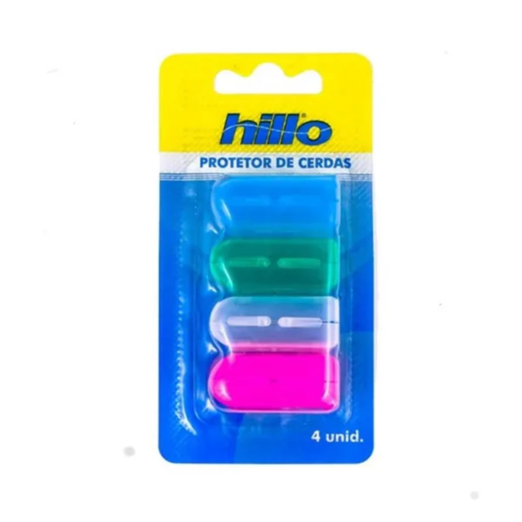 Protetor De Cerdas Hillo Para Escova Dental 4 Unidades